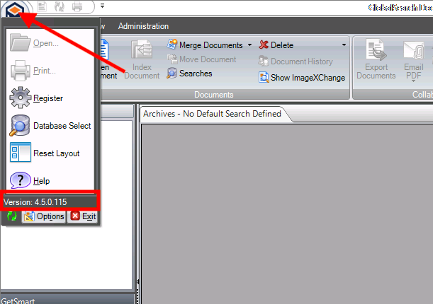 DETERMINE SOFTWARE VERSION visual data 3